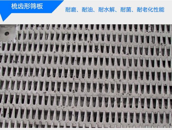梳齿形筛板