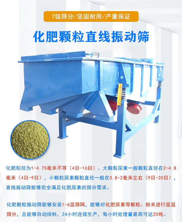 化肥颗粒振动筛介绍