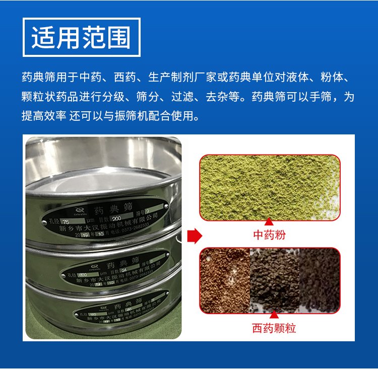 药典筛应用