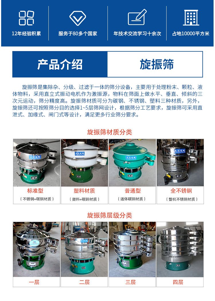 旋振筛介绍