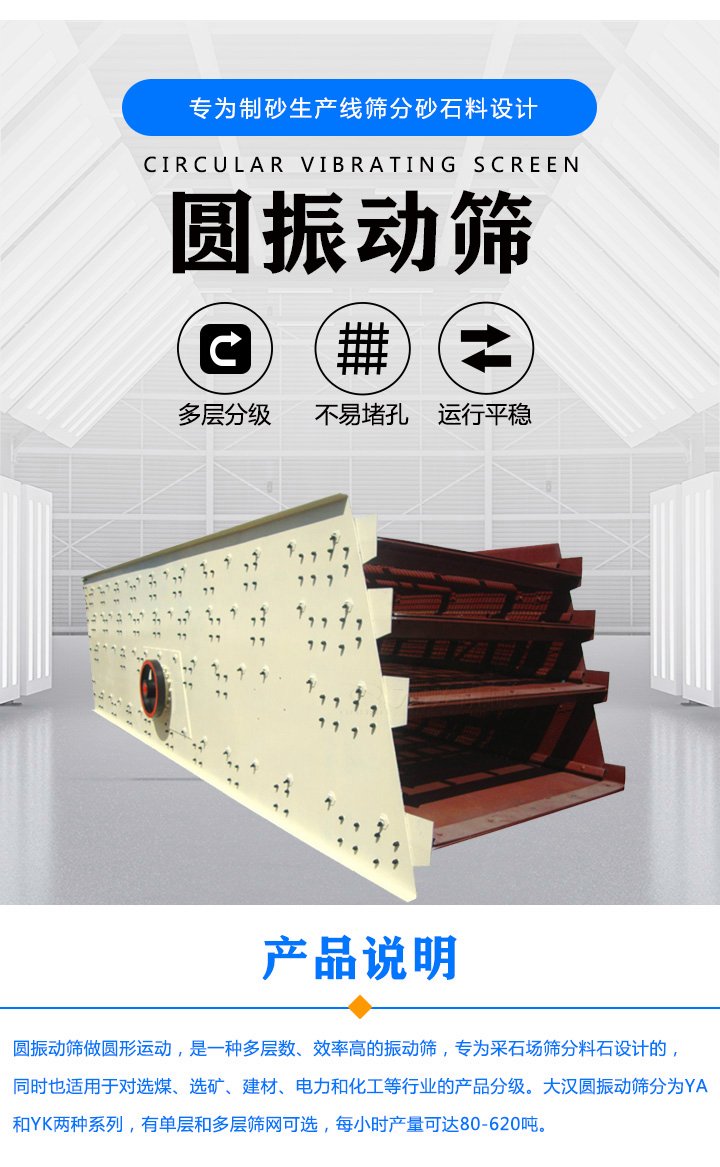 圆振动筛介绍