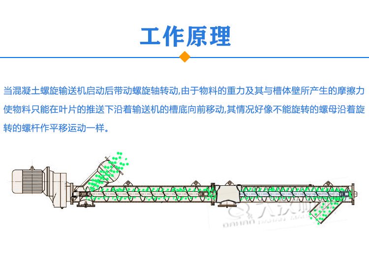 混凝土螺旋输送机原理