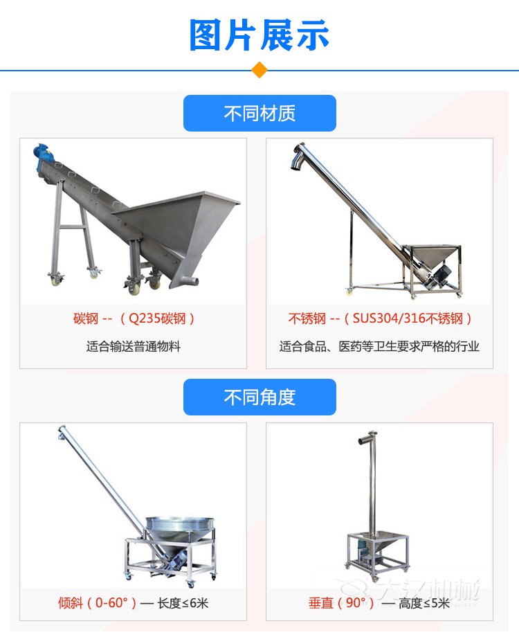 移动螺旋输送机展示
