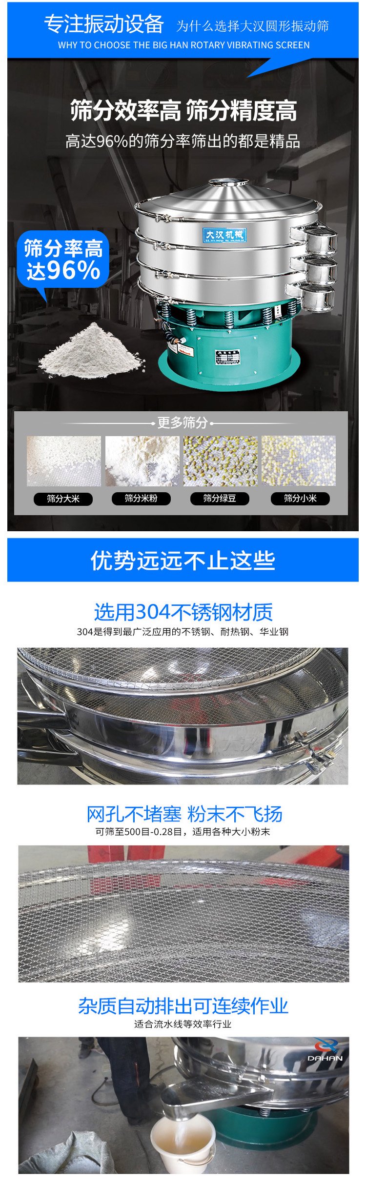 圆形振动筛特点
